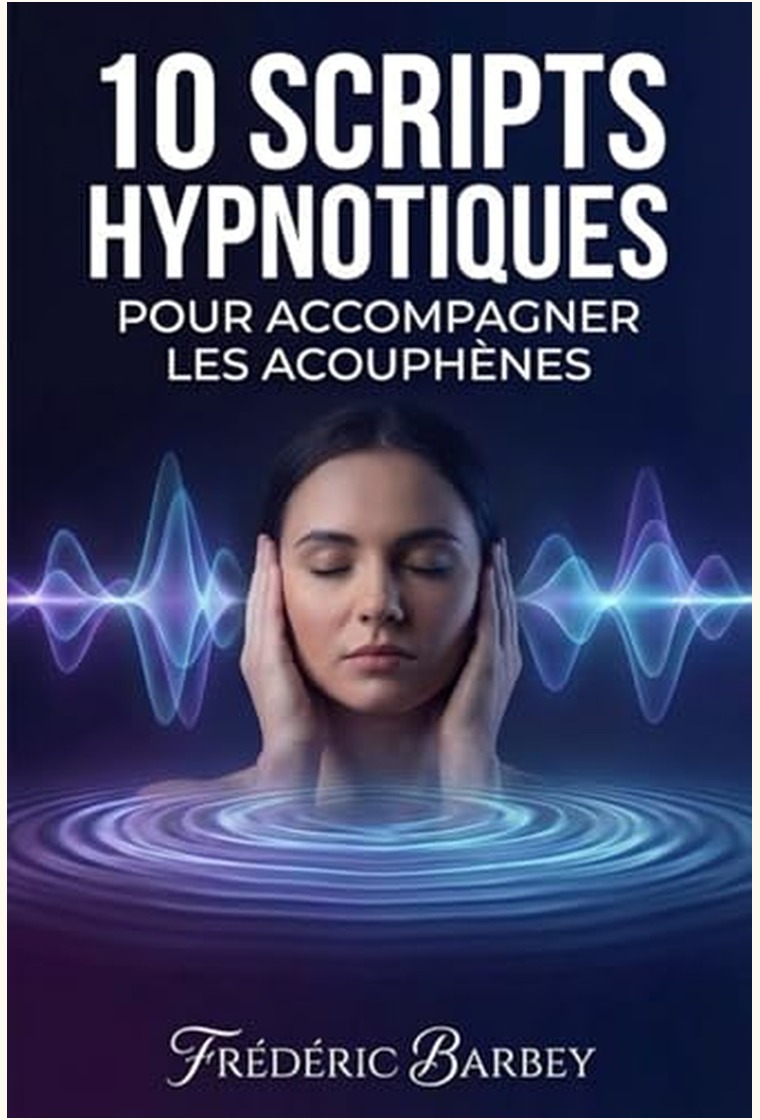Couverture — 10 Scripts d’hypnose — acouphènes
