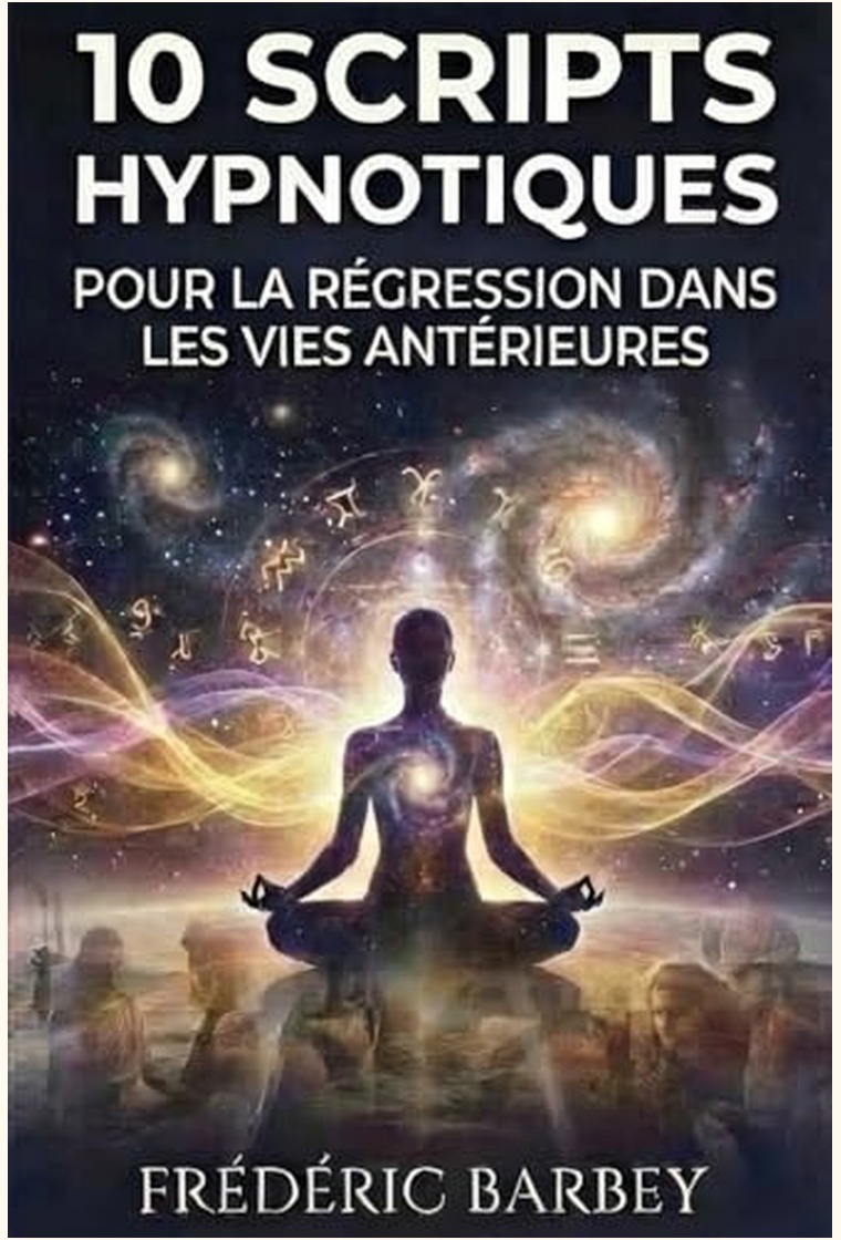 Couverture — 10 Scripts d’hypnose — régression dans les vies antérieures